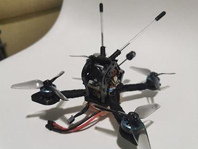 GEPRC MX3 SPARROW soporte antena xm+