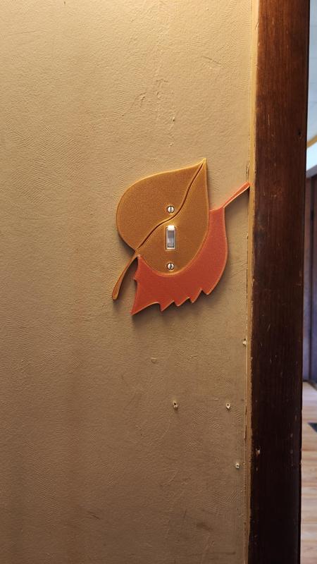 Autumn Leaves Light Switch Cover