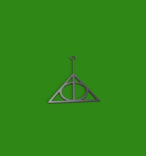 Harry Potter's Deathly Hallows Sign Christmas Tree Ornament