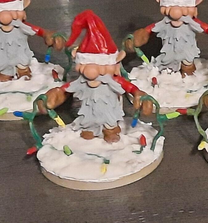 Christmas light  gnome