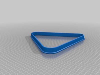 Pool Rack Triangle 2 inch / 51mm Balls