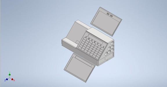 Desk Organizer w/ Modular Index Card Holder