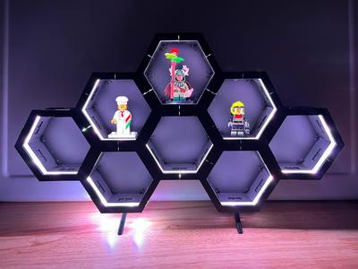 Mini Figure Glowing Hex Display