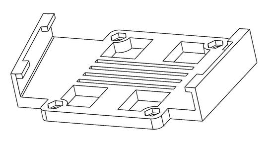 MOSFET Holder for Anet A8 Printer