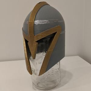 Helmet Mason Jar Bank