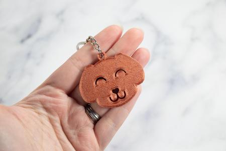 Happy Dog Keychain
