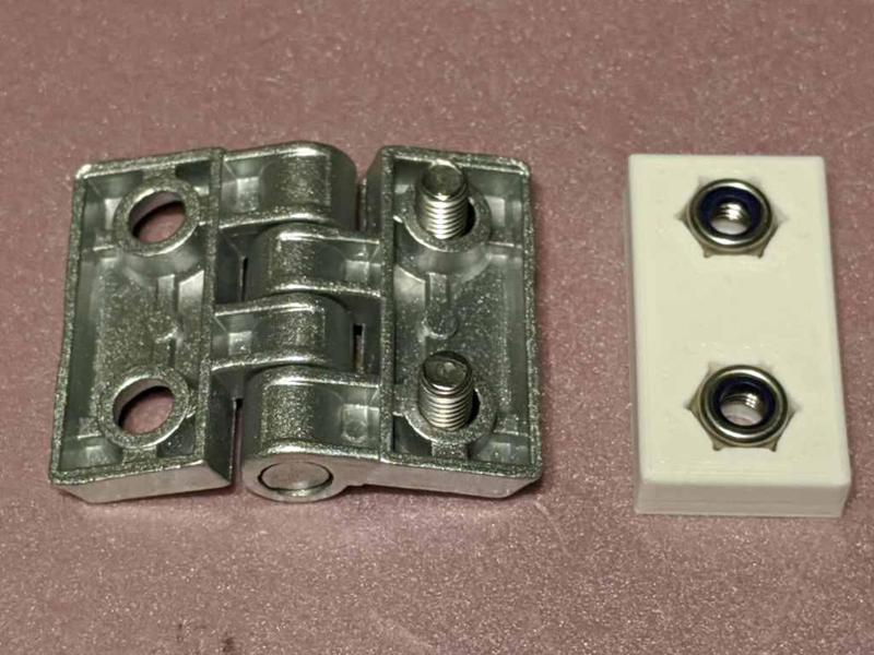 3030 Hinge Frontplate