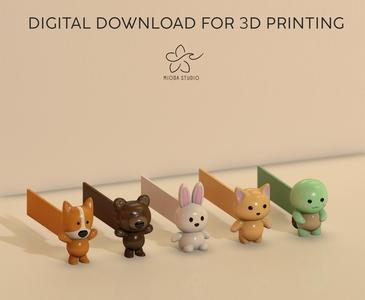 Cute Animal Bookmark