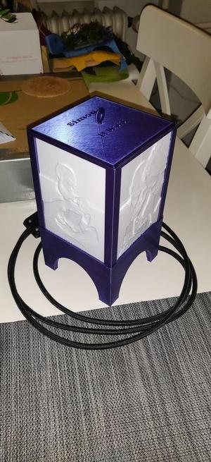 Lithopane lamp E14
