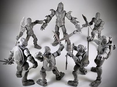 Turtle Action Figure Full set of 6