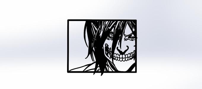 Eren Yeager titan frame