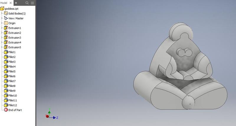Mini Fertility Goddess