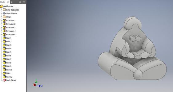 Mini Fertility Goddess
