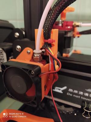 Hotend cables holder for minV2 Ender 3