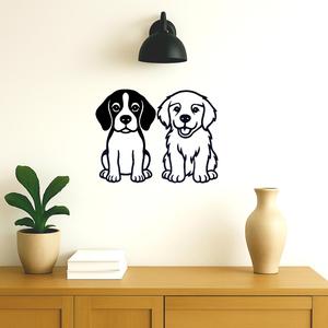 Baby dog wall decoration