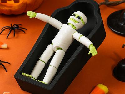 Articulated Toy — The Mummy with the Coffin