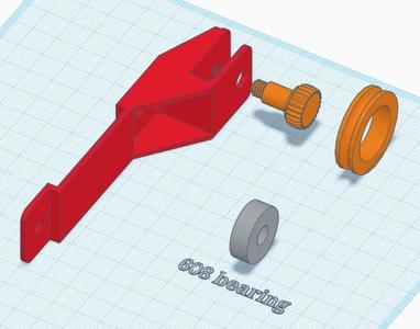 Ender 3 v2 Filament Guide w/screw