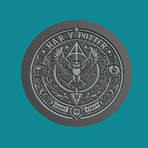 Harry Potter Print Model Harry Potter Medallion Harry Potter Wall Decor