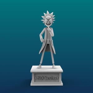 Rick Sanchez Cartoon Figure Print – 3D Printer