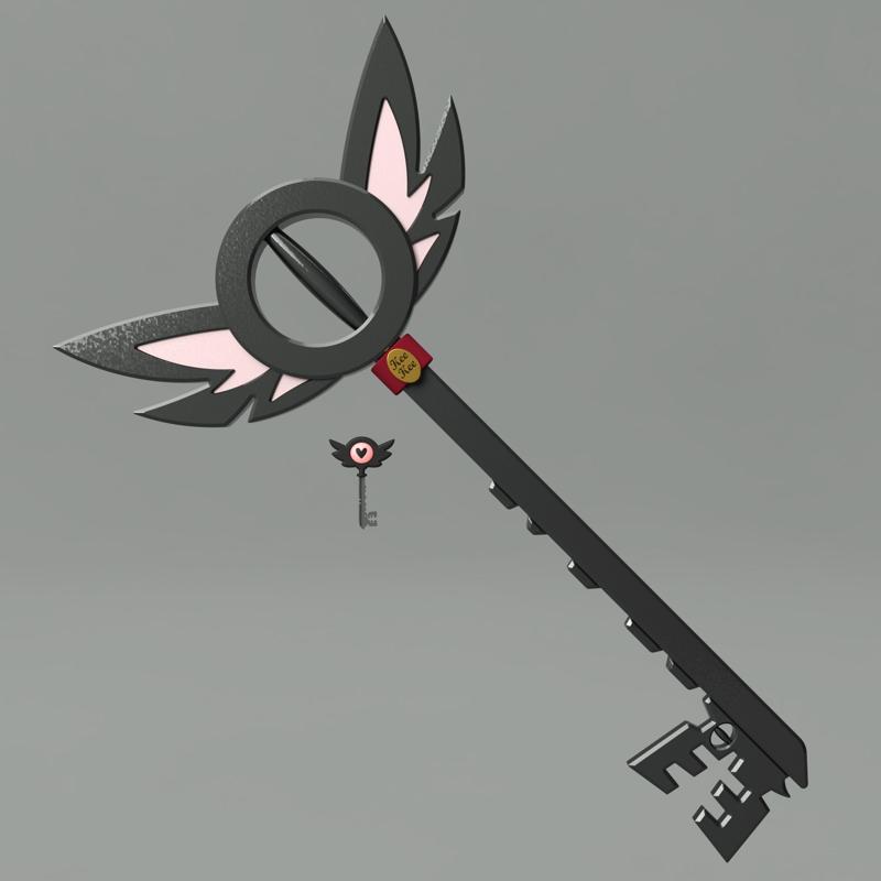 Hazbin Hotel KeeKee Key form set. TV series, cartoon, props, cosplay