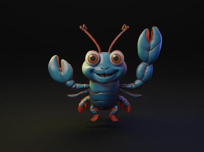 Lobster Cartoon Animal