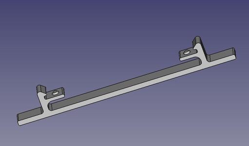 Simple feet / wall mount system for Raspberry Pi