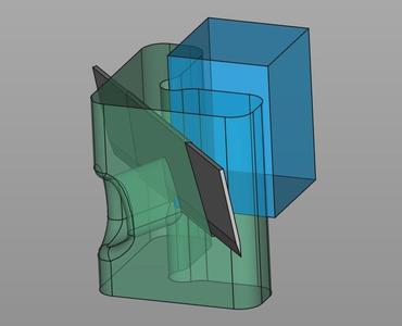 Printed part edge cleaner / cutter