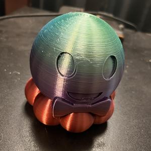 Cute Octopus W/ Bow Tie