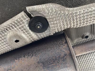 Fix for heatshield on a Volkswagen
