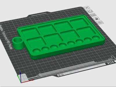 Paint Palette With Thumb Loop