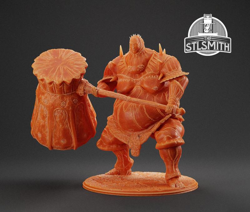 Smough Executioner Dark Souls Miniature STL