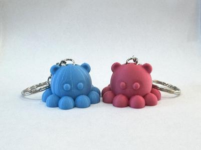 Cute octopus keychain