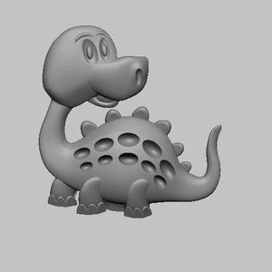 Dinosaur 3d Relief STL file