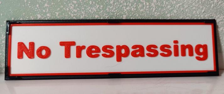 Sign Holder for 2 inch x 8 inch x 2mm signs