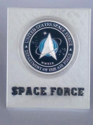 Space Force Coin Display