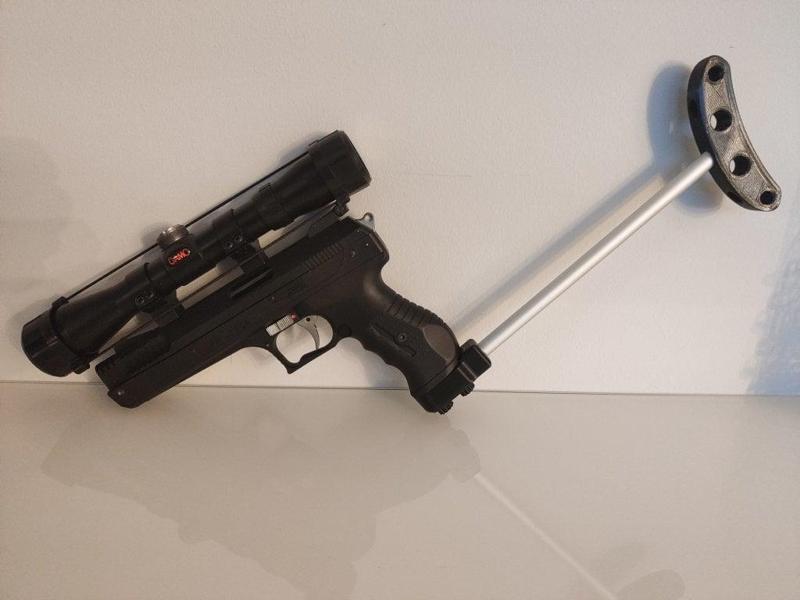 Adjustable sholder stock for HW40, Beeman p17 airguns