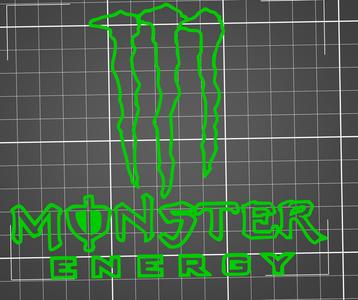 MONSTER ENERGY LAMP Wall