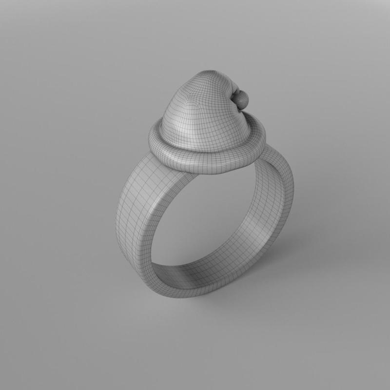 Santa Claus Hat Ring