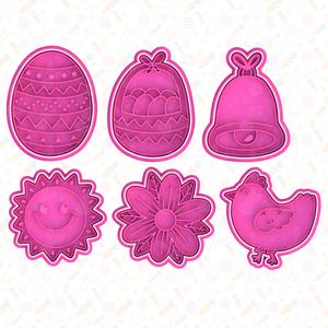 Easy easter cookie cutter set of 6