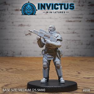 Iron Wolves Stormtrooper / Space Warrior / Galactic Trooper / Cosmic War Soldier / Interstellar Army / Sci-Fi Encounter