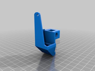 Easy assembly Fanduct for stock CREALITY mk8 hotend (cr sieries, ender)