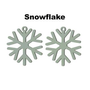 Snowflake Earrings - 3D Printable Jewelry ❄️✨