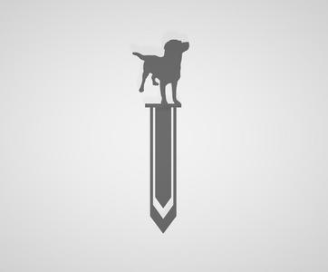 DOG / ANIMAL / HOME / PET / BOOKMARK / GIFT / GIFT / BOOK