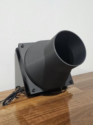200mm PC Fan Duct Adapter – No Supports Needed | Wind Simulator, Sim Racing, Electronics Cooling, and DIY Projects