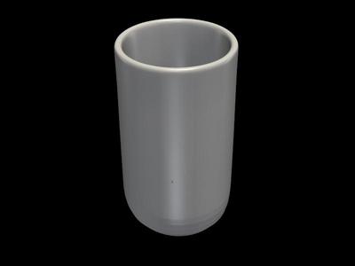 Smooth Cylindrical Pot - Minimalist Desk Organizer