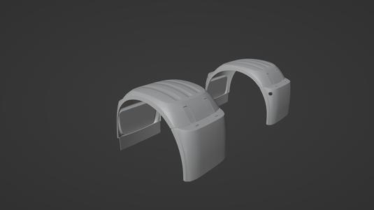 DAF XF Euro 6 MUDGUARDS