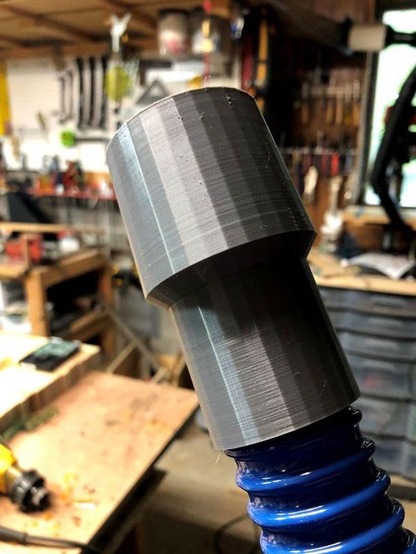 DustRight hose to bandsaw dust port connector