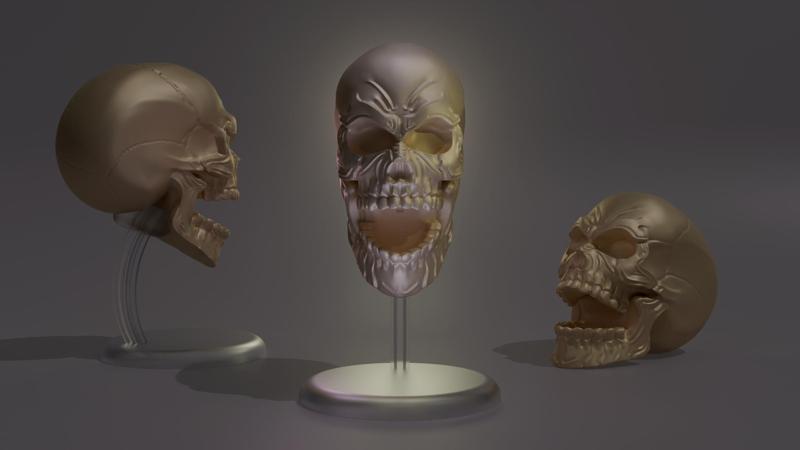 Skull furious/skull cry.