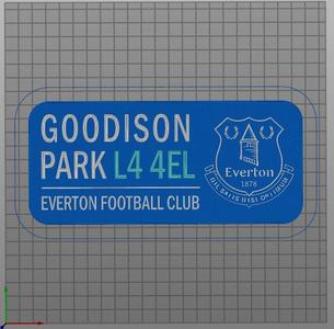 Everton Logo Plaque