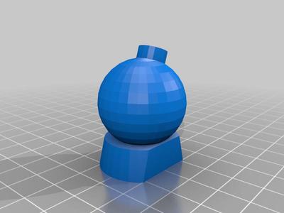 Cartoon Bomb Trophy